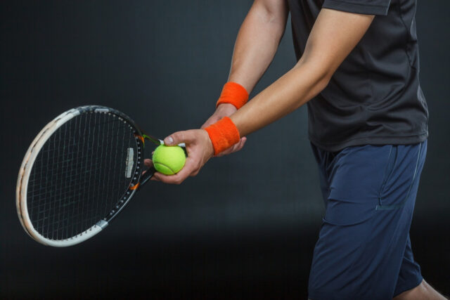 テニス肘画像